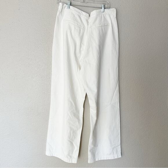 Madewell The Harlow Wide-Leg Jeans White Size 32‎ - Picture 7 of 10
